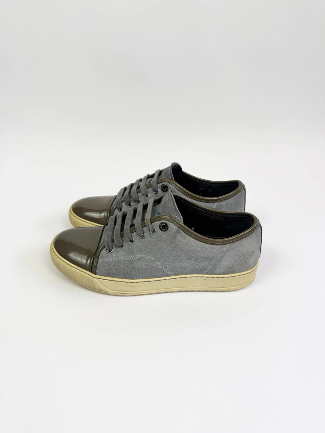Lanvin DBB1 Patent Captoe Sneaker