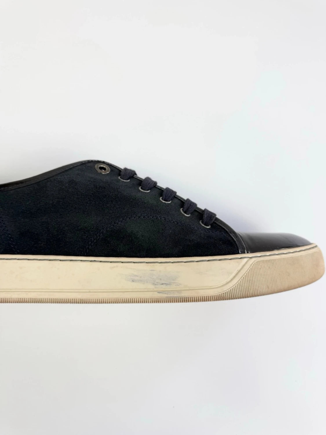 Lanvin DBB1 Patent Captoe Sneaker