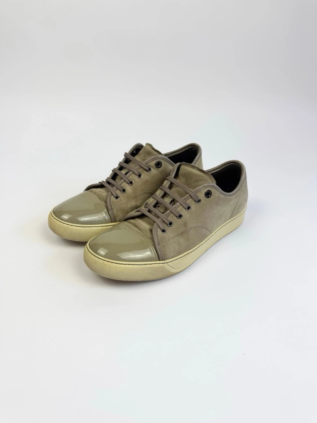 Lanvin DBB1 Patent Captoe Sneaker