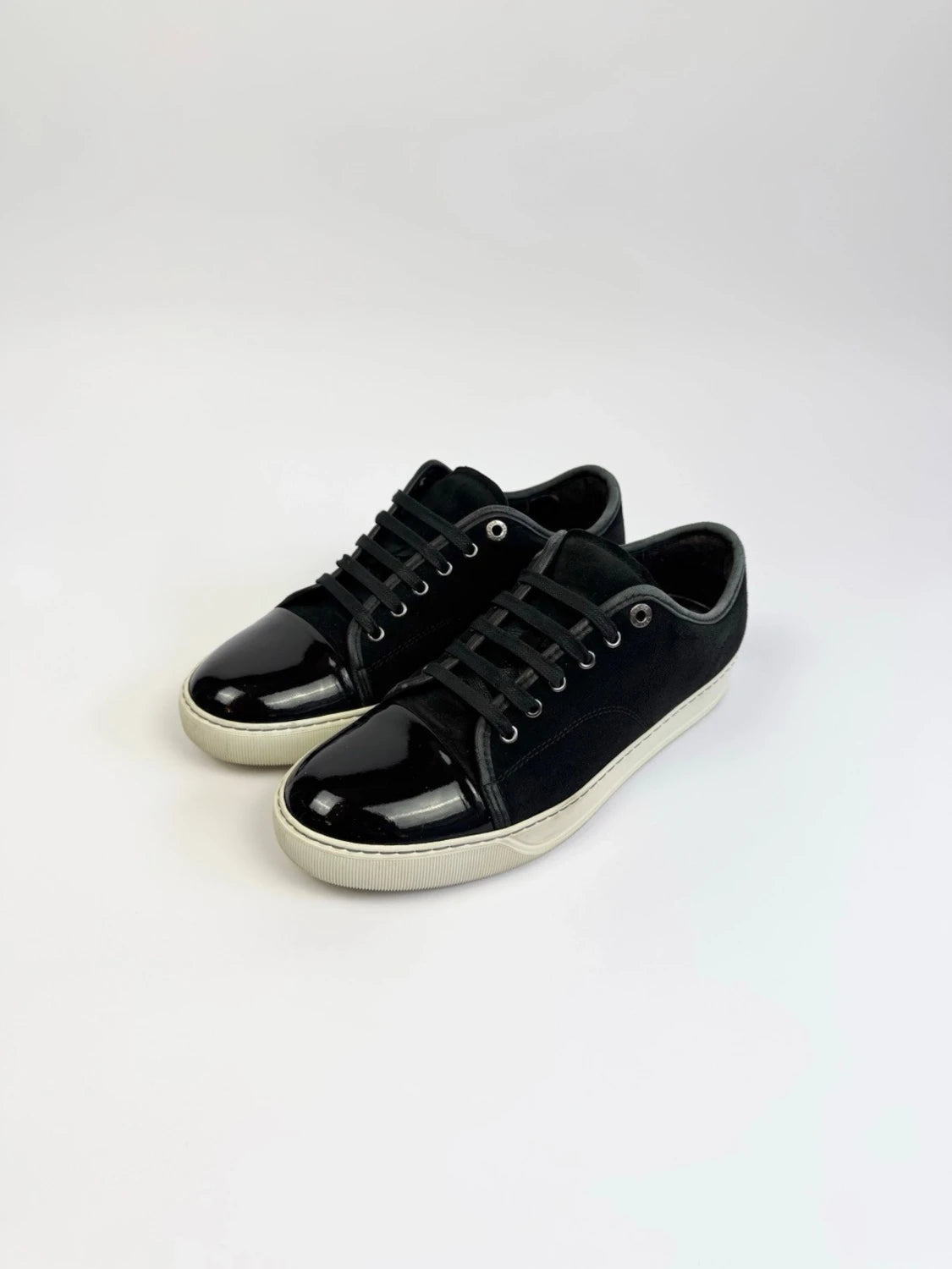 Lanvin DBB1 Patent Captoe Sneaker