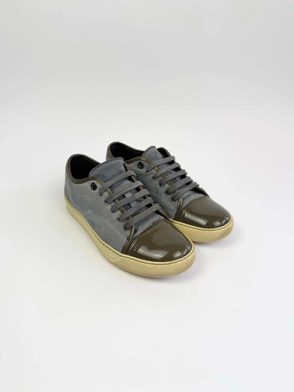 Lanvin DBB1 Patent Captoe Sneaker