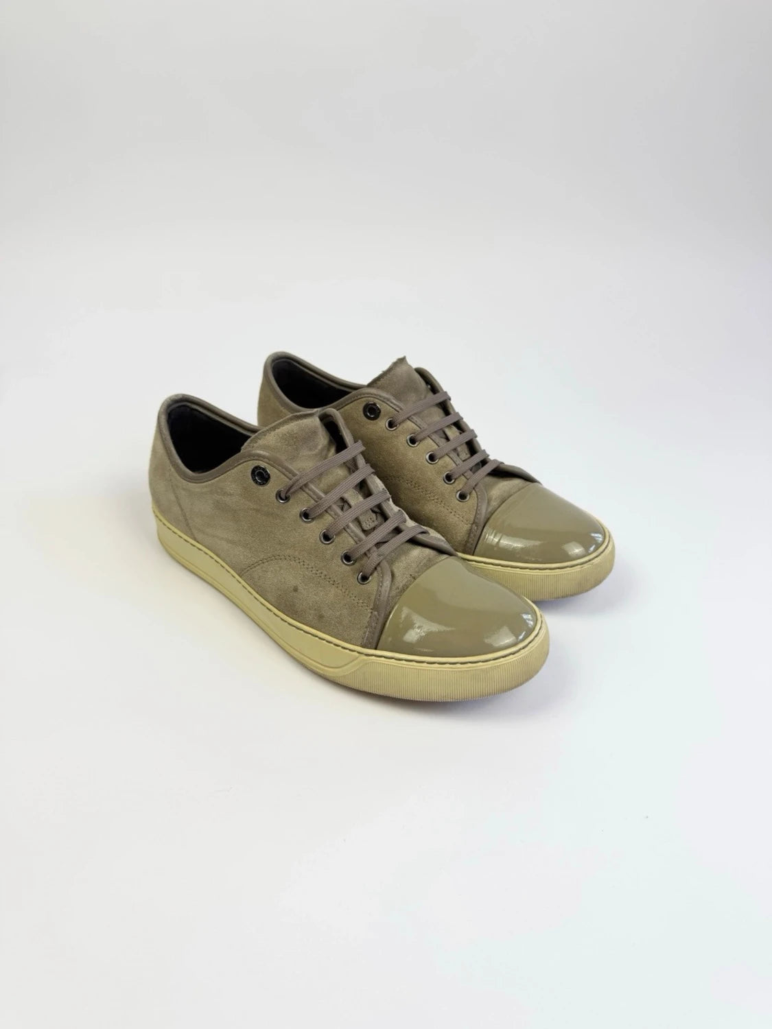 Lanvin DBB1 Patent Captoe Sneaker