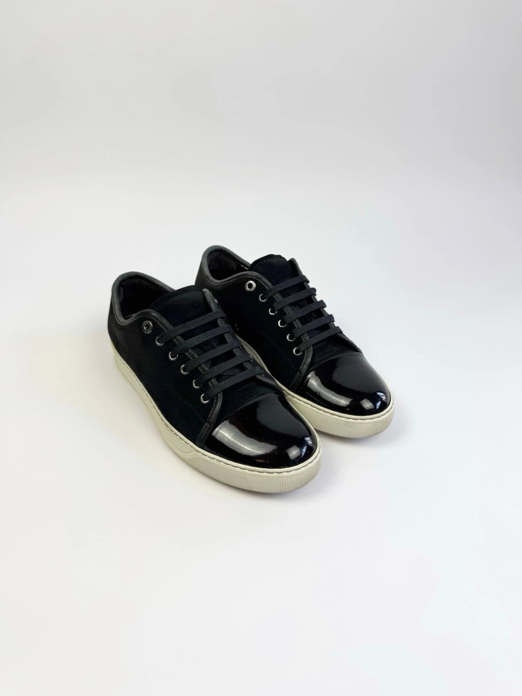 Lanvin DBB1 Patent Captoe Sneaker