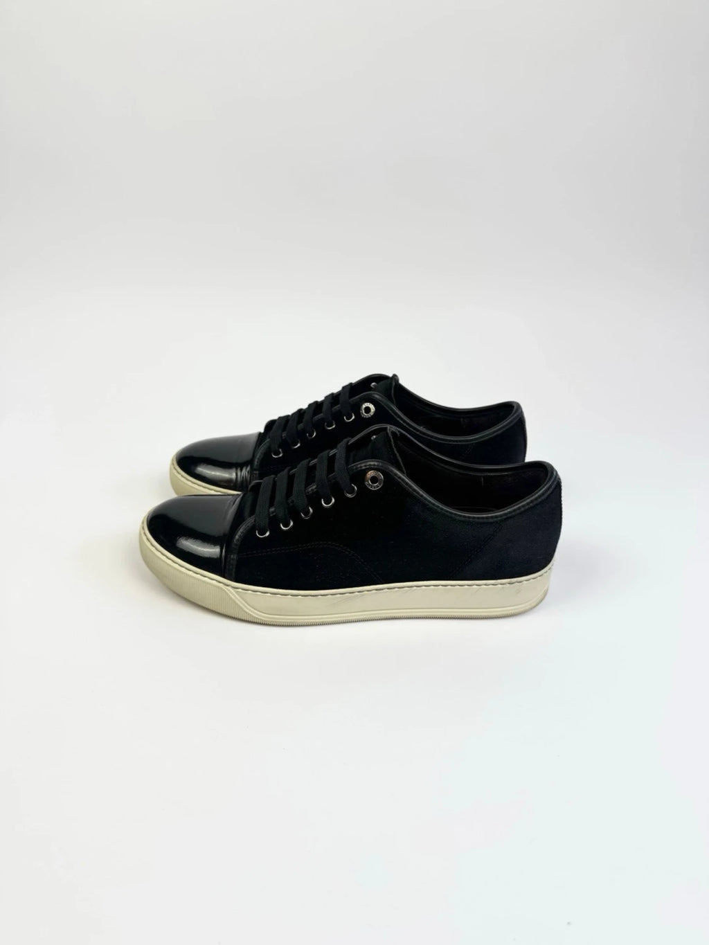 Lanvin DBB1 Patent Captoe Sneaker