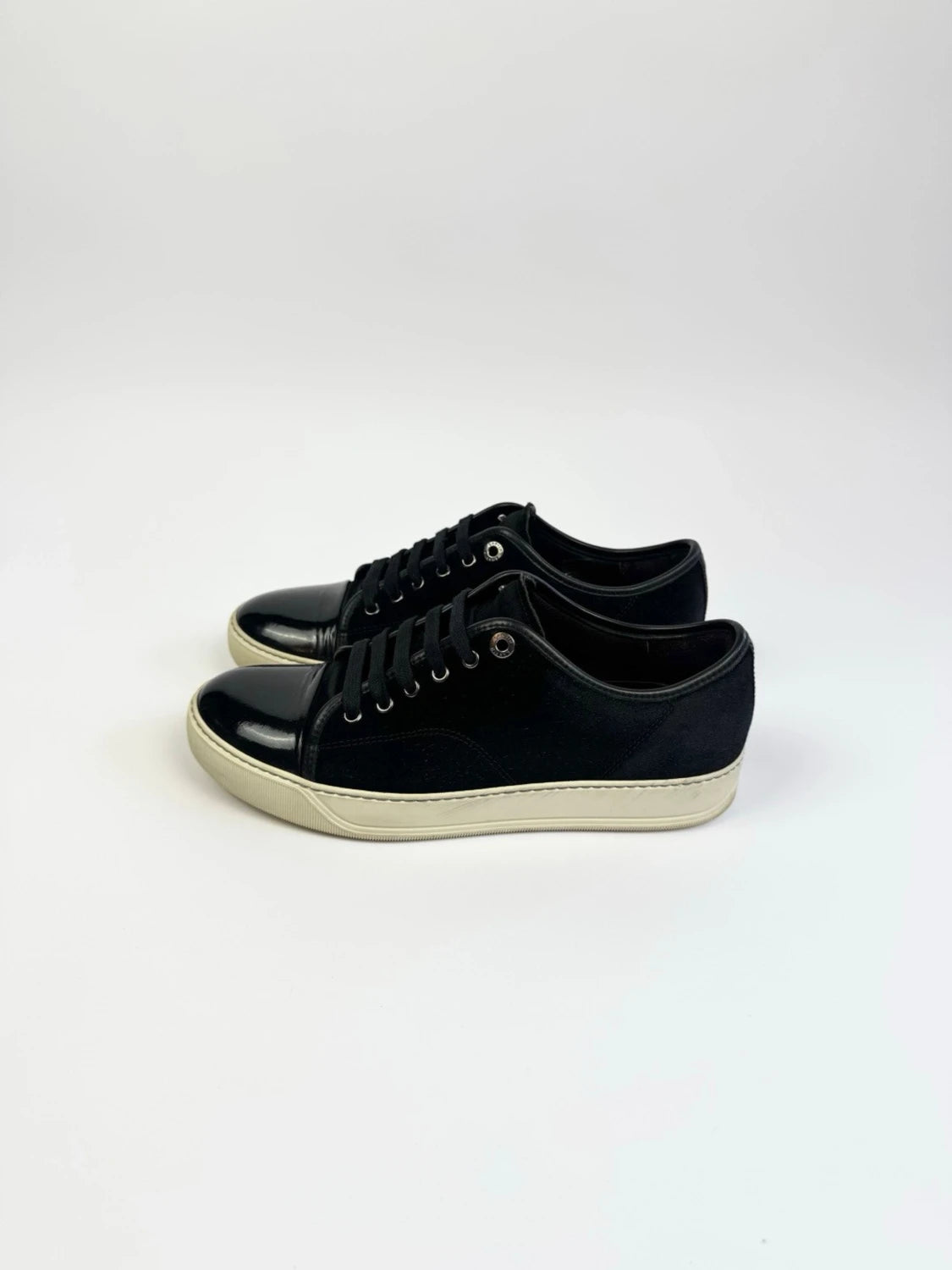 Lanvin DBB1 Patent Captoe Sneaker
