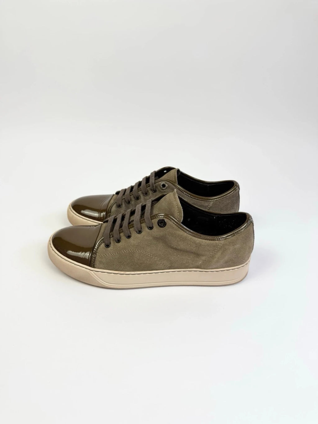 Lanvin DBB1 Patent Captoe Sneaker