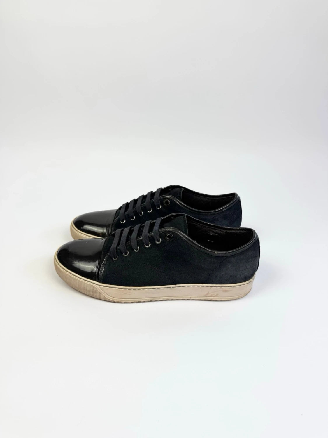 Lanvin DBB1 Patent Captoe Sneaker
