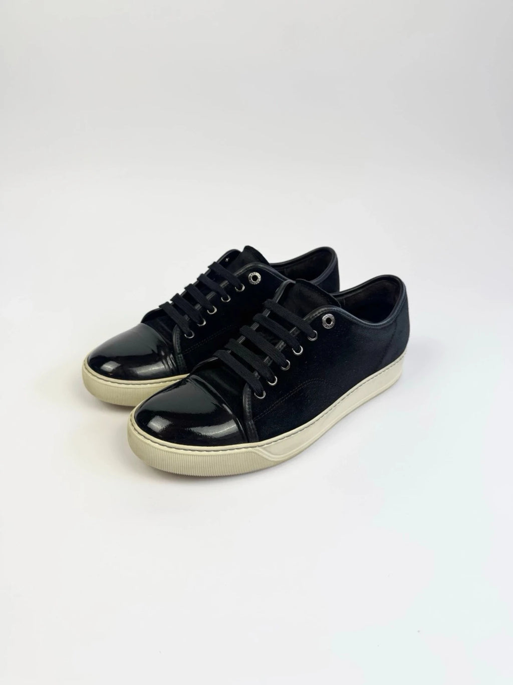 Lanvin DBB1 Patent Captoe Sneaker