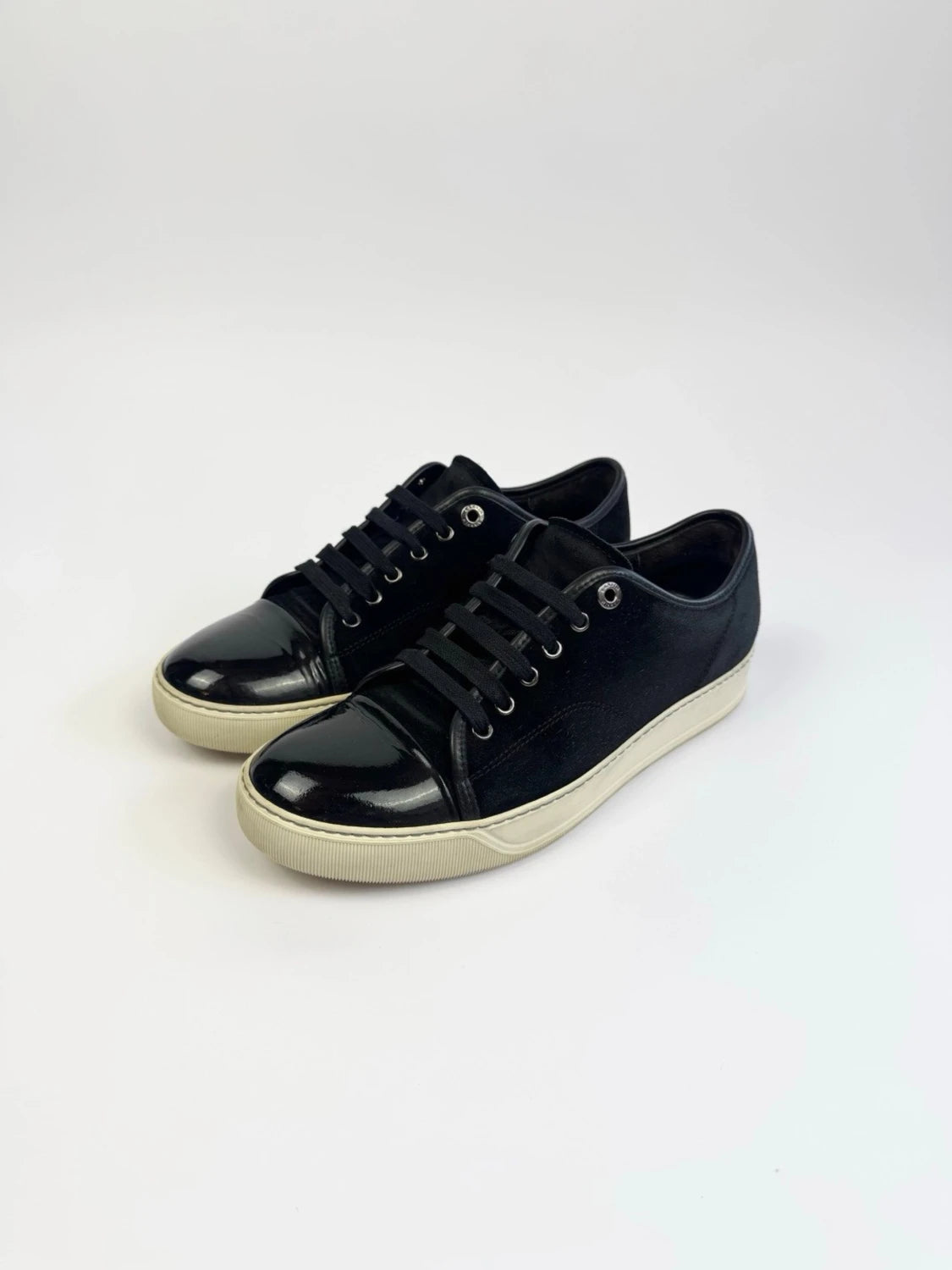 Lanvin DBB1 Patent Captoe Sneaker