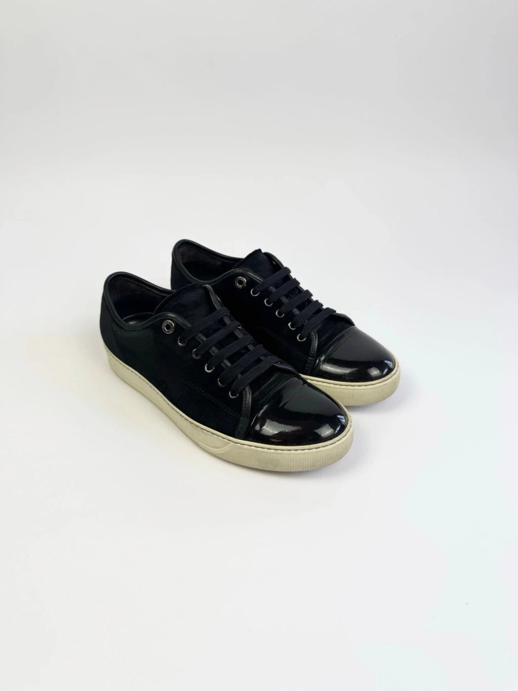 Lanvin DBB1 Patent Captoe Sneaker